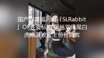 国产网黄福利姬「SLRabbit」OF性爱私拍 黑丝双马尾白虎嫩逼被金主爸爸调教