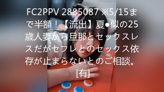 FC2PPV 2885087 ※5/15まで半額！【流出】夏●似の25歳人妻から旦那とセックスレスだがセフレとのセックス依存が止まらないとのご相談。 [有]