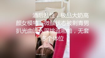 ⚫️⚫️酒后乱性，极品大奶高颜女模特，微醺状态被刺青男扒光由浅入深挑逗啪啪，无套多个体位