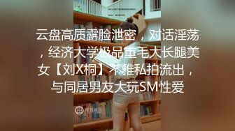 云盘高质露脸泄密，对话淫荡，经济大学极品重毛大长腿美女【刘X桐】不雅私拍流出，与同居男友大玩SM性爱