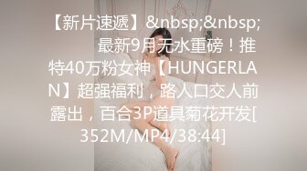 【新片速遞】&nbsp;&nbsp;⚫️⚫️最新9月无水重磅！推特40万粉女神【HUNGERLAN】超强福利，路人口交人前露出，百合3P道具菊花开发[352M/MP4/38:44]