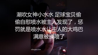 潮吹女神小水水 足球宝贝偷偷自慰喷水被主人发现了，惩罚就是喷水水让主人的大鸡巴满意被操喷了