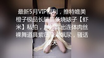 最新5月VIP福利，推特媲美橙子极品长腿苗条烧婊子【虾米】私拍，户外露出连体肉丝裸舞道具紫薇高潮飙尿，骚话连天