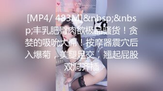 [MP4/ 483M]&nbsp;&nbsp;丰乳肥臀肉欲极品骚货！贪婪的吸吮大屌！按摩器震穴后入爆菊，美腿足交，翘起屁股双洞齐插