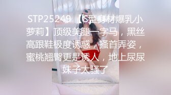 STP25249 【S型身材爆乳小萝莉】顶级美腿一字马，黑丝高跟鞋极度诱惑，搔首弄姿，蜜桃翘臀更是诱人，地上尿尿妹子太骚了